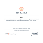 Hubspot Seo Certification
