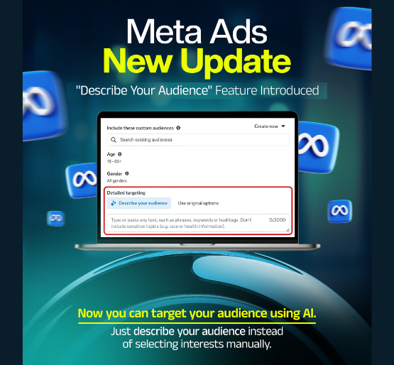 Meta Ads New Update: Describe Your Audience Feature
