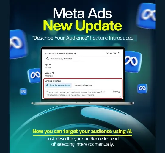 Meta Ads New Update: Describe Your Audience Feature