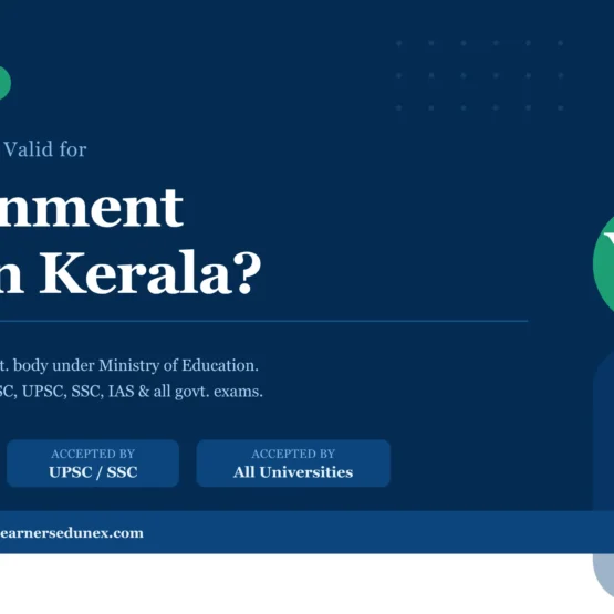 Is NIOS certificate valid for government jobs in Kerala?